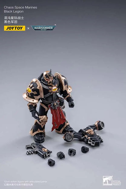 JOYTOY - WARHAMMER WH40K CHAOS SPACE MARINE E 05 AF ACTION FIGURE 12 cm