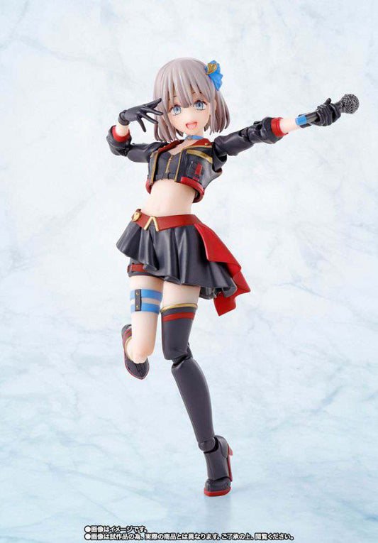 THE IDOLMASTER S.H. FIGUARTS ACTION FIGURE ASAHI SERIZAWA 14 CM BANDAI