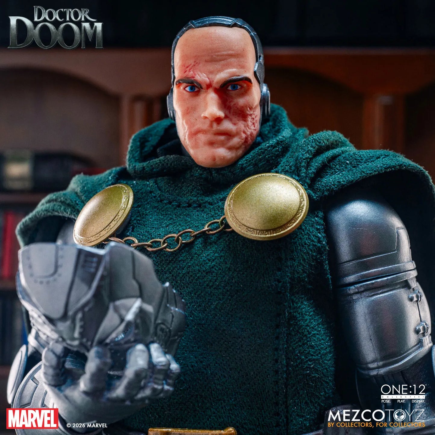 MEZCO TOYS ONE 12 COLLECTIVE DOCTOR DOOM AF ACTION FIGURE 17 cm