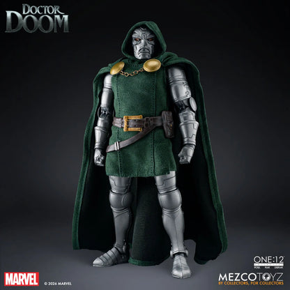 MEZCO TOYS ONE 12 COLLECTIVE DOCTOR DOOM AF ACTION FIGURE 17 cm