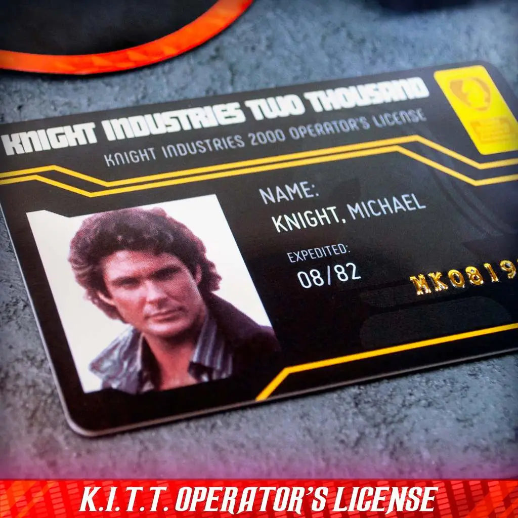 DOCTOR COLLECTOR KNIGHT RIDER F.L. .G AGENT KIT REPLICA 30 cm