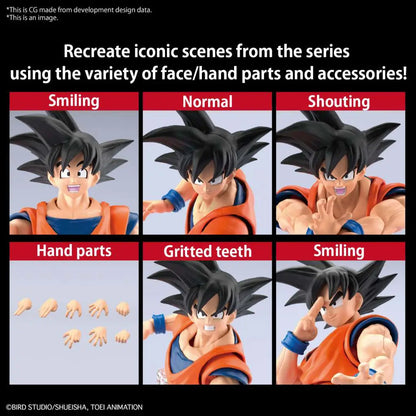 BANDAI RISE SON GOKU NEW SPEC VER MODEL KIT 12 cm