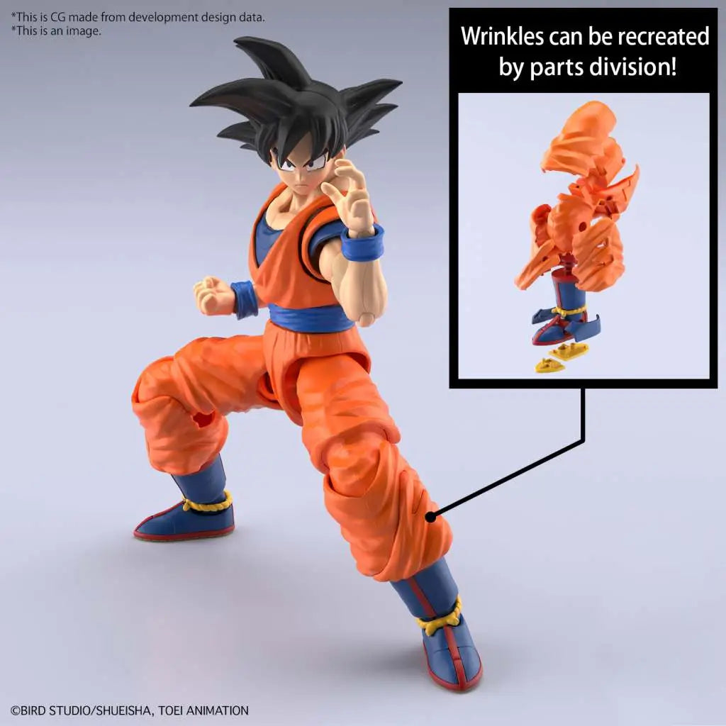 BANDAI RISE SON GOKU NEW SPEC VER MODEL KIT 12 cm