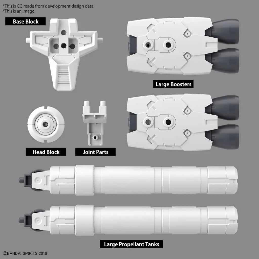 BANDAI RG OP PT SET 10 LAE PROP TANK 1/144 MODEL KIT 30MM
