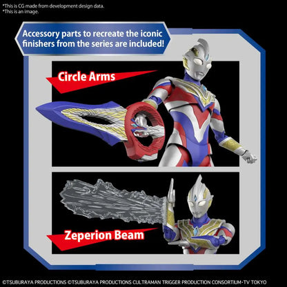 BANDAI RISE ULTRAMAN TRIGGER MULTI TYPE MODEL KIT 12 cm