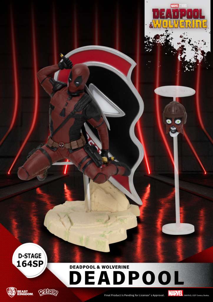 D-STAGE DEADPOOL/WOLVE DEADPOOL + HEAD