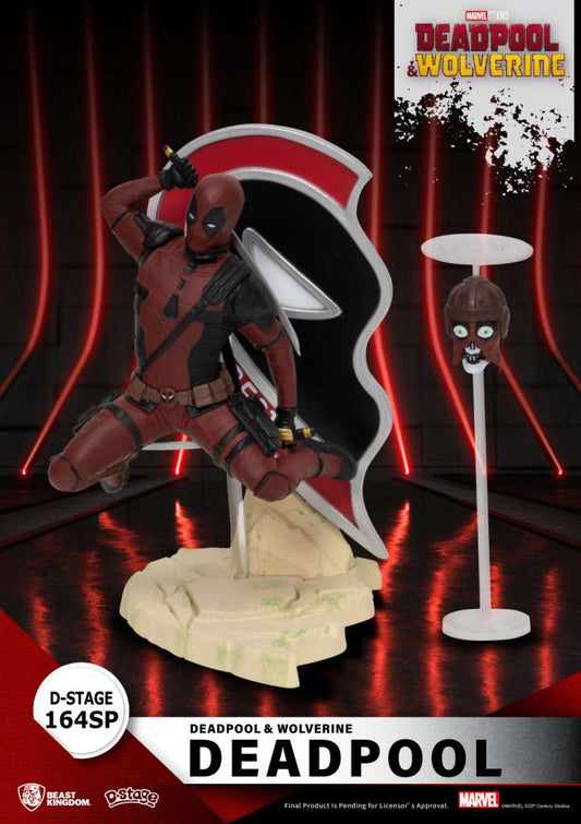 D-STAGE DEADPOOL/WOLVE DEADPOOL + HEAD