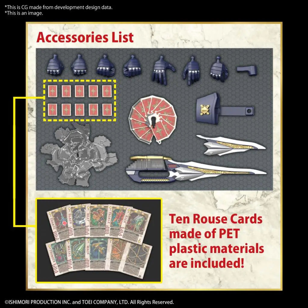 BANDAI RISE MASKED RIDER BLADE MODEL KIT 12 cm