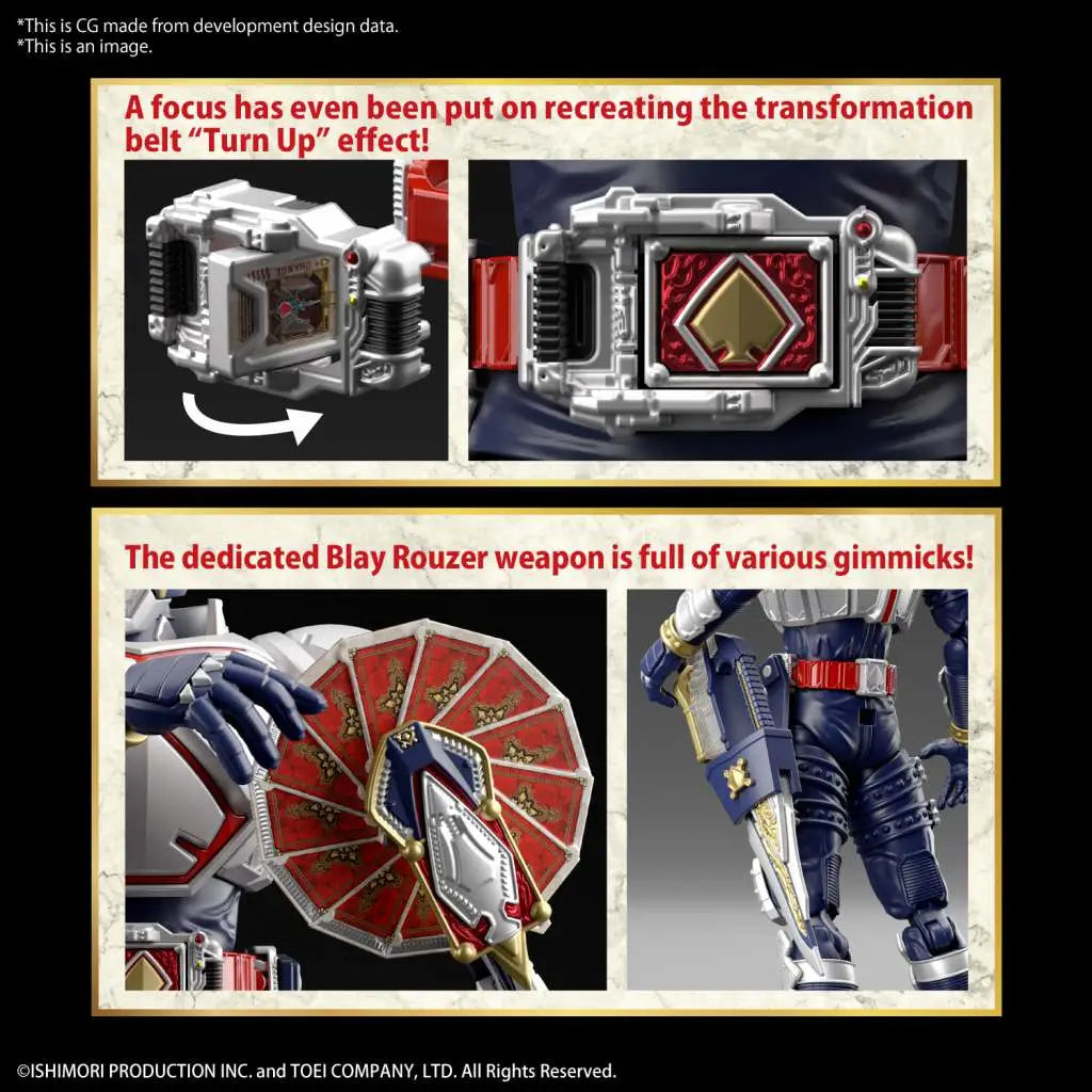 BANDAI RISE MASKED RIDER BLADE MODEL KIT 12 cm