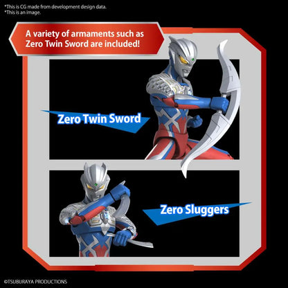 BANDAI RISE ULTRAMAN ZERO MODEL KIT 12 cm