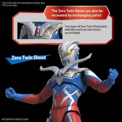 BANDAI RISE ULTRAMAN ZERO MODEL KIT 12 cm