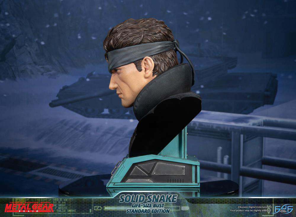 FIRST4FIGURES MG S SOLID SNAKE LIFE SIZE BUST BUSTO 56 cm