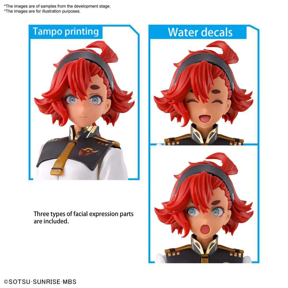 BANDAI RISE SULETTA MERCURY MODEL KIT 12 cm