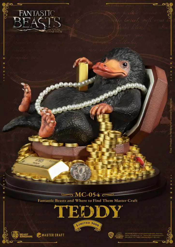 BEAST KINGDOM HP FANTASTIC BEAST TEDDY MASTER CRAFT STATUA 22 cm