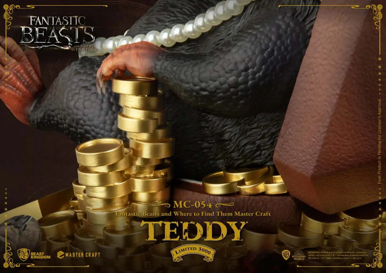 BEAST KINGDOM HP FANTASTIC BEAST TEDDY MASTER CRAFT STATUA 22 cm