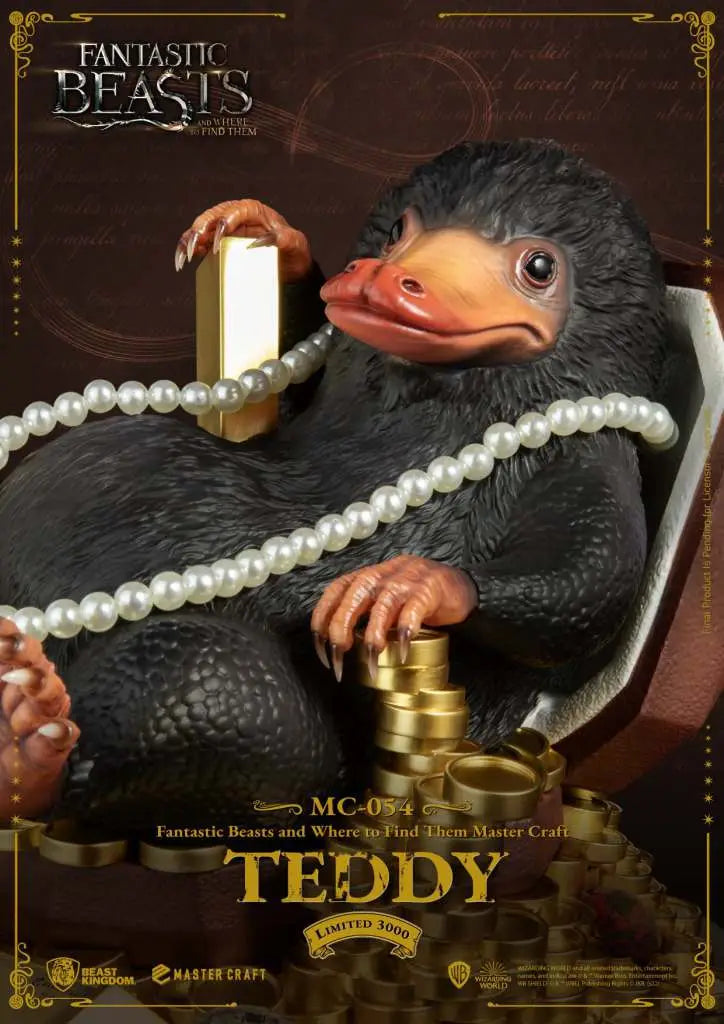BEAST KINGDOM HP FANTASTIC BEAST TEDDY MASTER CRAFT STATUA 22 cm