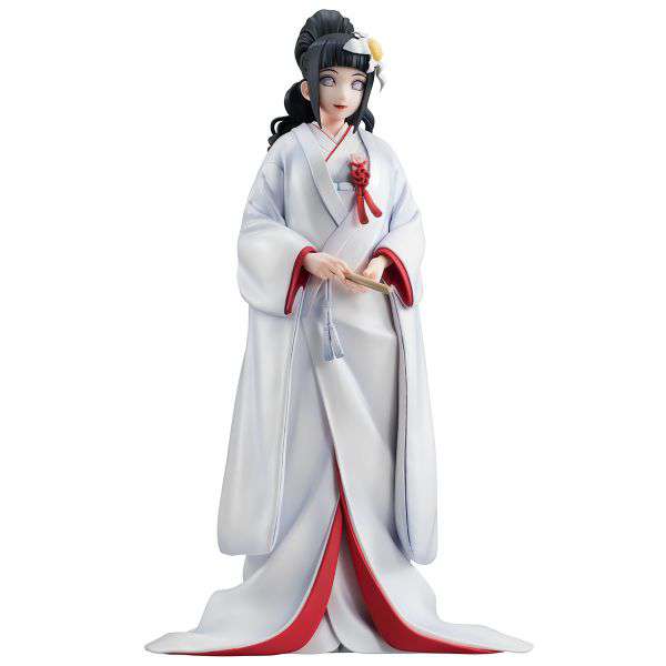 NARUTO GALS STATUA HINATA HYUGA CERIMONIA MATRIMONIO 21 CM MEGAHOUSE