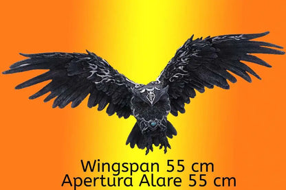 DARK FEATHER STATUE 55 CM