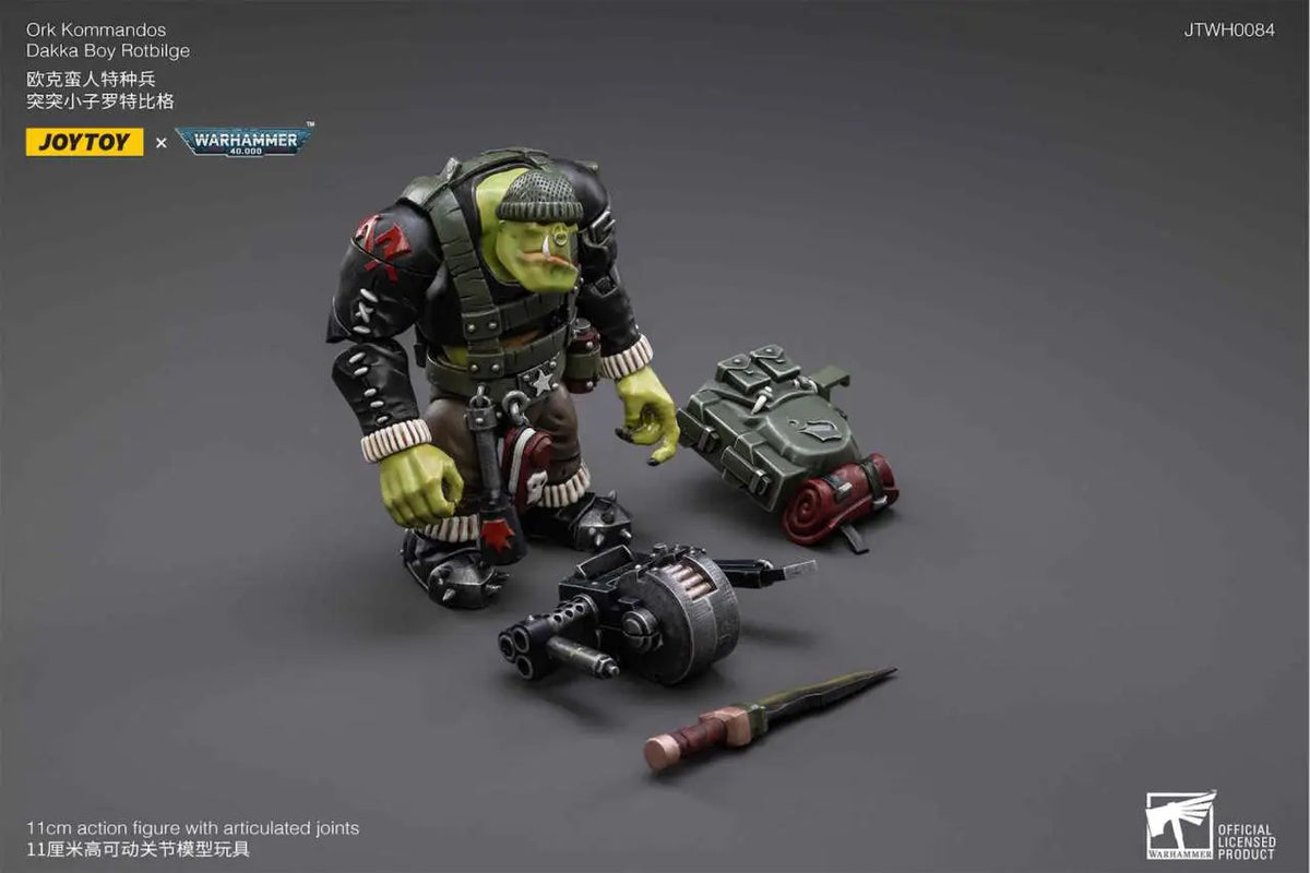 JOYTOY - WARHAMMER WH40K ORK KOMMANDOS DAKKA BOY ROTBILGE ACTION FIGURE