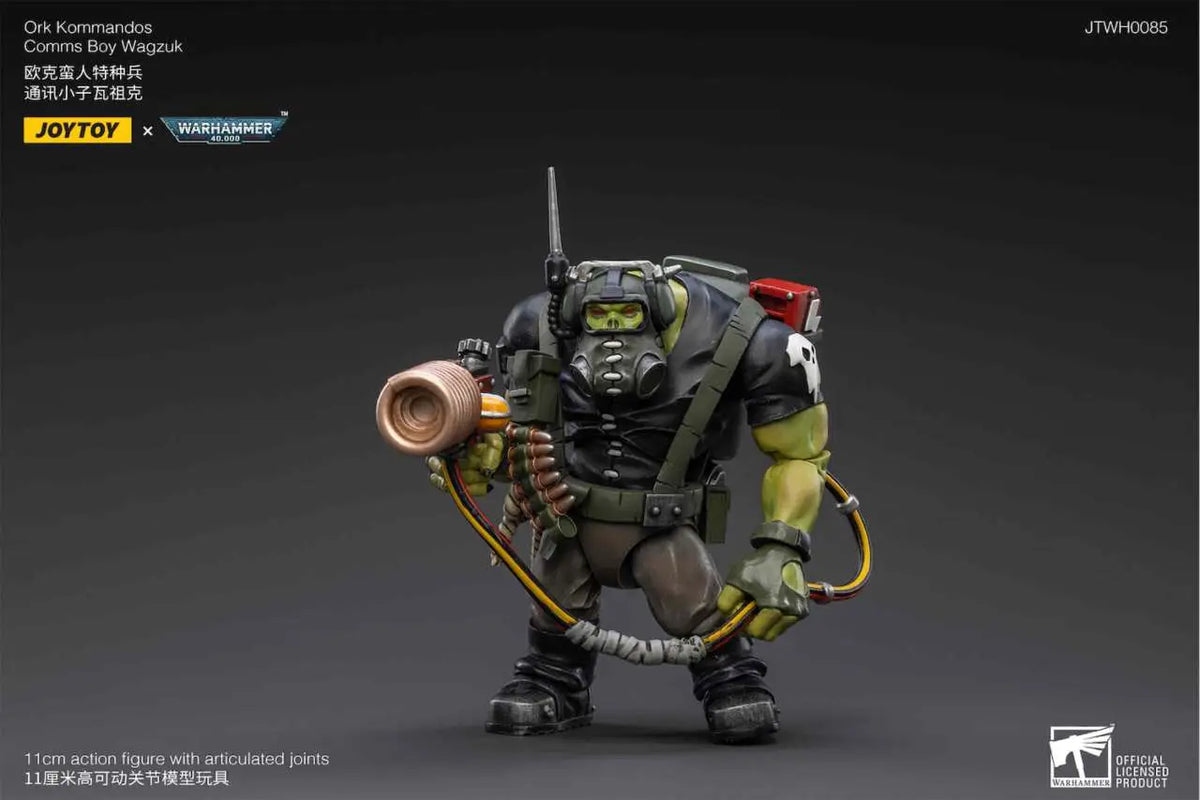 JOYTOY - WARHAMMER WH40K ORK KOMMANDOS COMMS BOY WAGZUK ACTION FIGURE