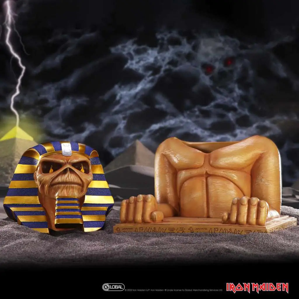IRON MAIDEN POWERSLAVE BUST BOX