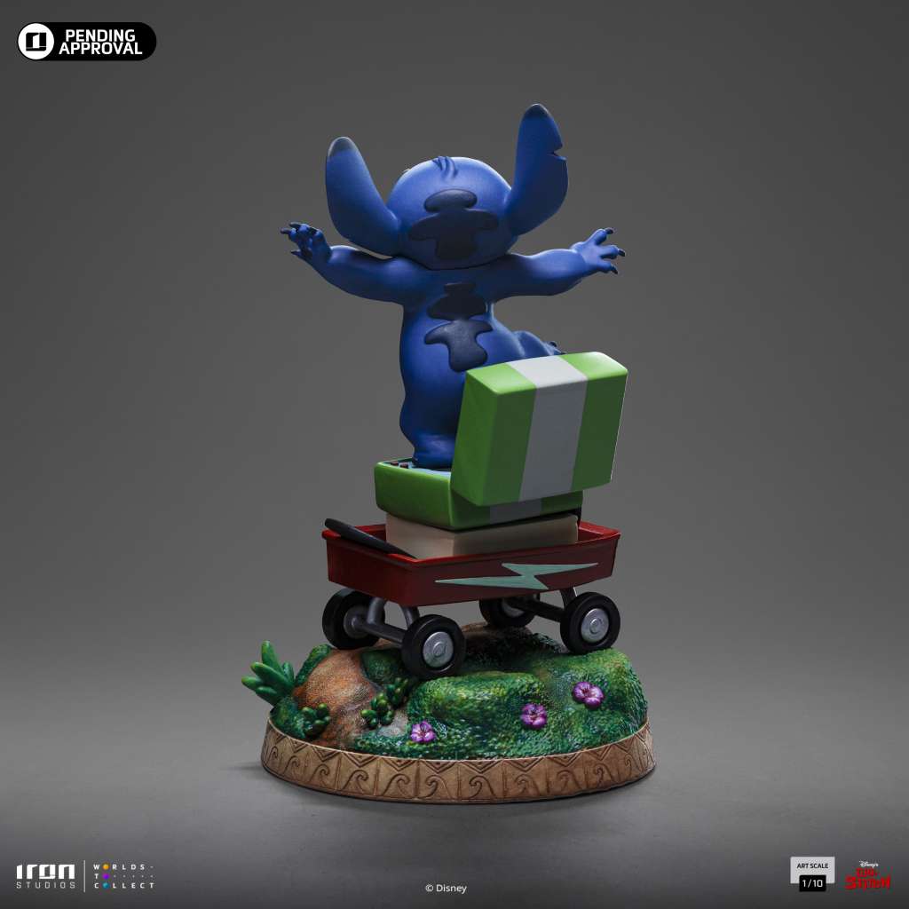 IRON STUDIOS LILO STITCH STITCH 1/10 STATUA 17 cm