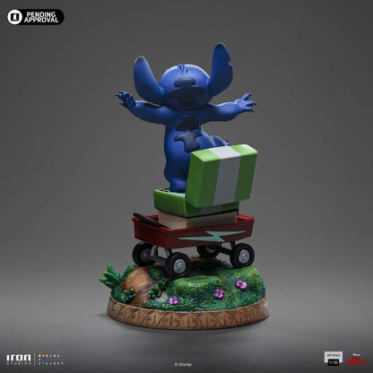 IRON STUDIOS LILO STITCH STITCH 1/10 STATUA 17 cm