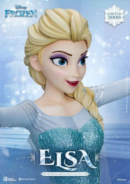 BEAST KINGDOM FROZEN ELSA LET IT GO MASTERCRAFT STATUA 38 cm
