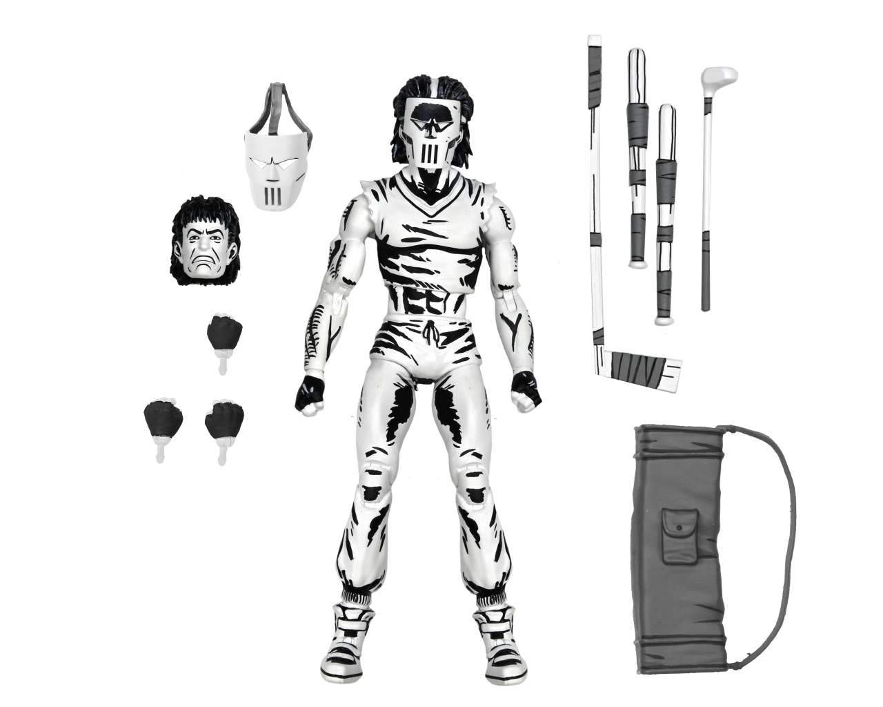 TMNT MIRAGE COMICS CASEY JONES B&W ACTION FIGURE