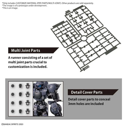 BANDAI CUSTOM MAT PIPE PARTS/MULTI JOINT MODEL KIT 30MM