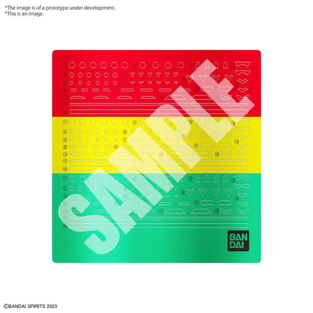 BANDAI CUSTOM MATERIAL 3D METALLIC SEAL MODEL KIT 30MM