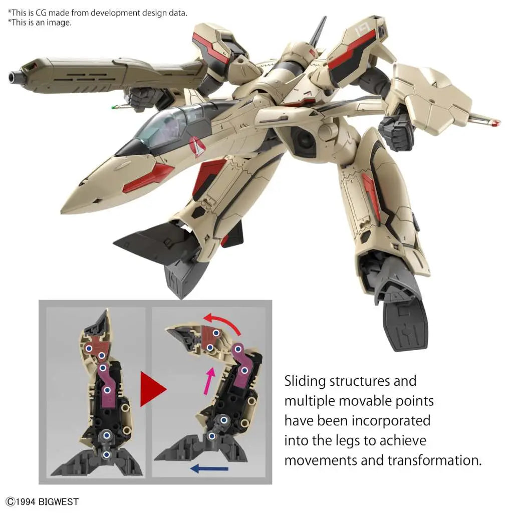 BANDAI HG YF-19 1/100 MODEL KIT 12 cm