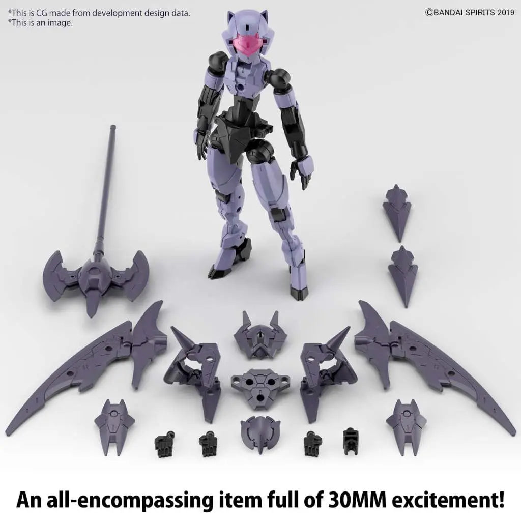 BANDAI 30MM EXM-E7R SPINATIA REAPER TYPE 1/144 MODEL KIT 12 cm