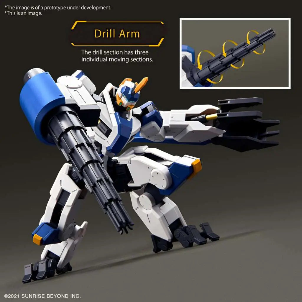 BANDAI HG MAILES BYAKUCHI DRILL & CLAW ARM 1/72 MODEL KIT 10 cm