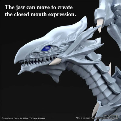 BANDAI RISE AMP BLUE EYES WHITE DRAGON MODEL KIT 16 cm