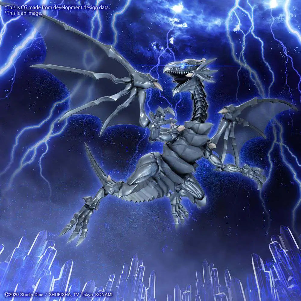 BANDAI RISE AMP BLUE EYES WHITE DRAGON MODEL KIT 16 cm