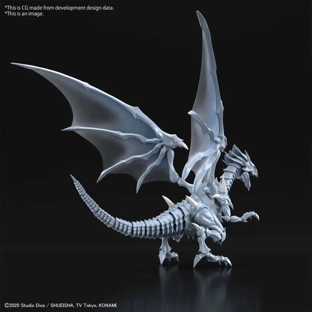 BANDAI RISE AMP BLUE EYES WHITE DRAGON MODEL KIT 16 cm