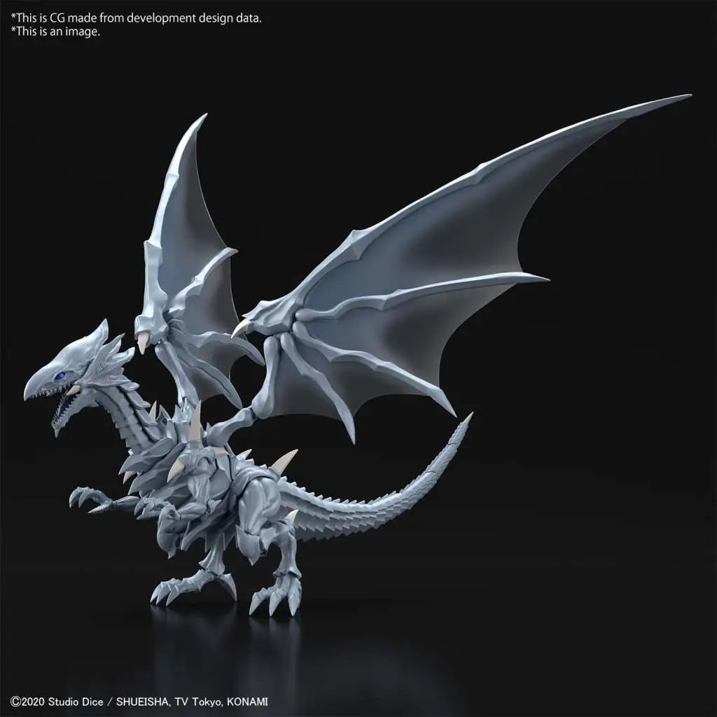 BANDAI RISE AMP BLUE EYES WHITE DRAGON MODEL KIT 16 cm