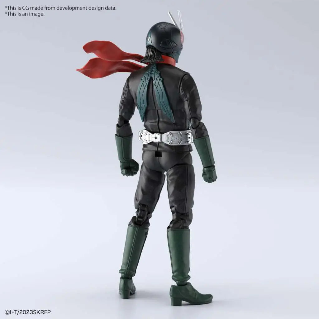 BANDAI RISE MASKED RIDER SHIN MASK RIDER MODEL KIT 13 cm