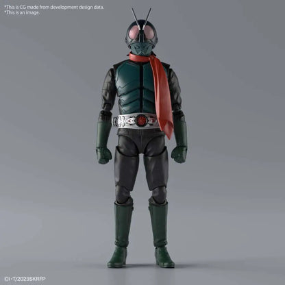 BANDAI RISE MASKED RIDER SHIN MASK RIDER MODEL KIT 13 cm