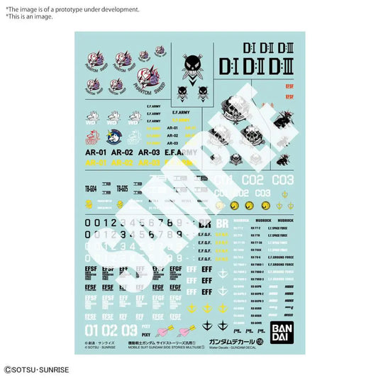 BANDAI - GUNDAM DECAL 136 GUNDAM SIDE ST MULTI 1 MODEL KIT