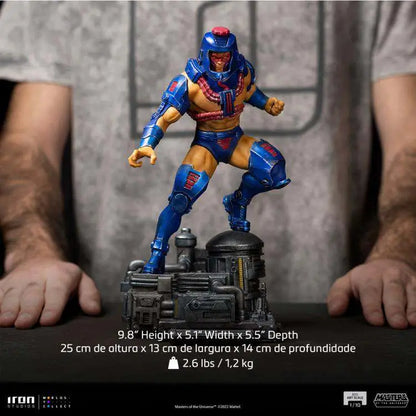 IRON STUDIOS - MASTERS OF THE UNIVERSE MOTU MAN-E-FACES 1/10 STATUA 25 cm