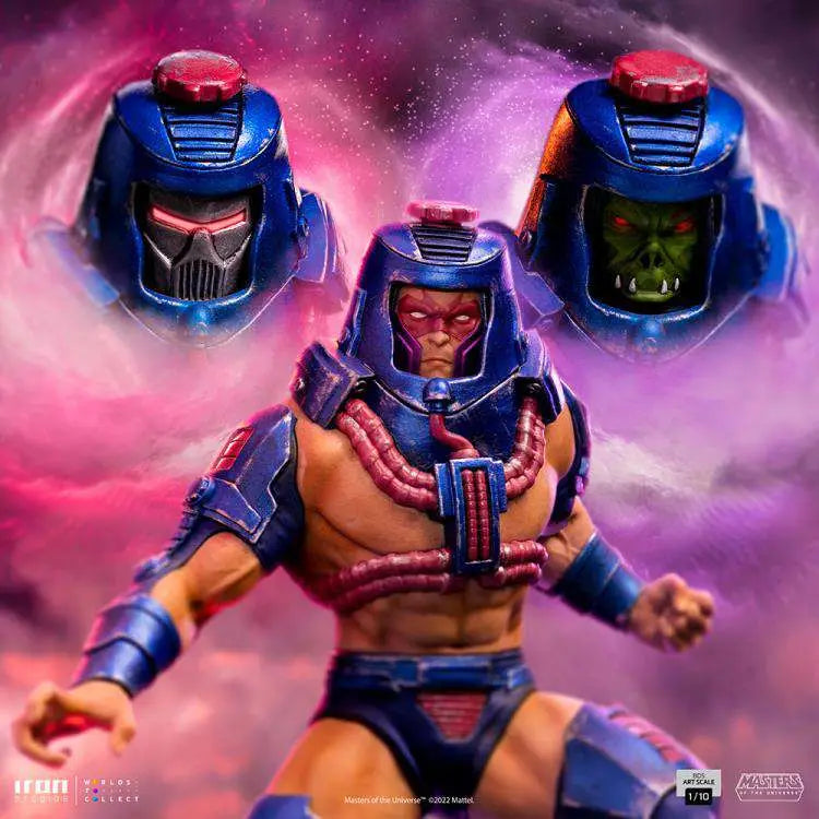IRON STUDIOS - MASTERS OF THE UNIVERSE MOTU MAN-E-FACES 1/10 STATUA 25 cm