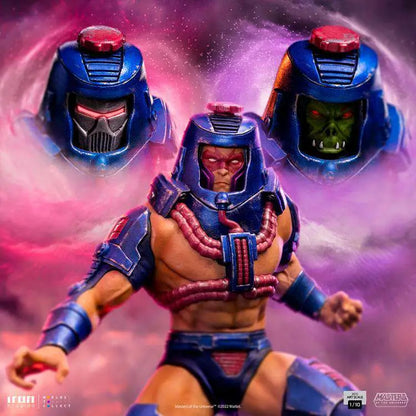 IRON STUDIOS - MASTERS OF THE UNIVERSE MOTU MAN-E-FACES 1/10 STATUA 25 cm