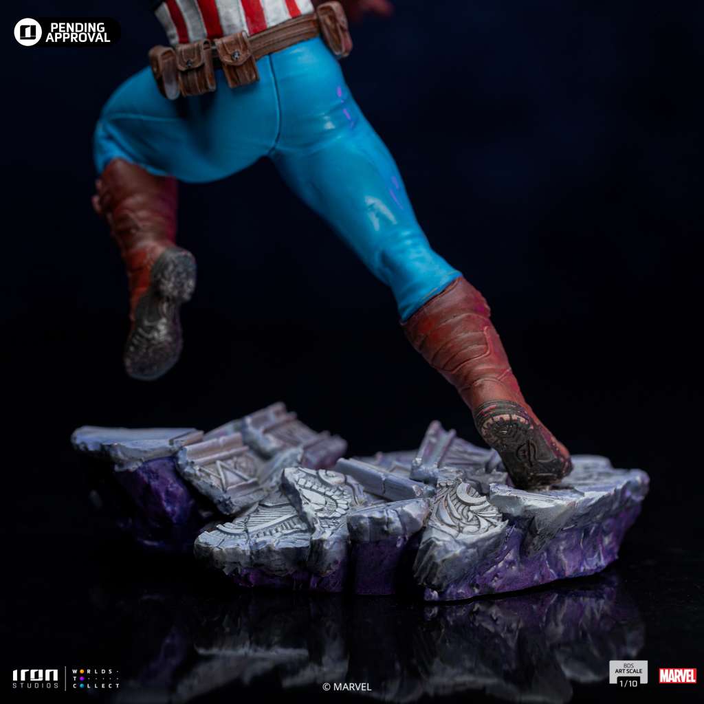 IRON STUDIOS INFINITY GAUNTLET CAPTAIN AMERICA1/10 STATUA 34 cm