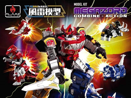 FLAMETOYS POWER RANGERS MEGAZORD RERUN MODEL KIT 21 cm