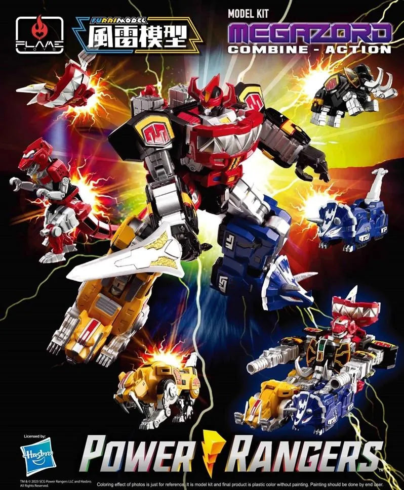 FLAMETOYS POWER RANGERS MEGAZORD RERUN MODEL KIT 21 cm