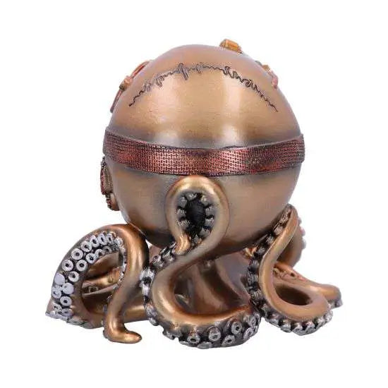 OCTO RESPIRAT BRONZE STEAMPUNK SKULL FIG
