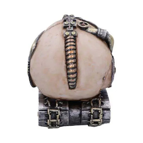 NEMESIS NOW TECHNO TANK STEAMPUNK SKULL FIG FIGURA 16 cm