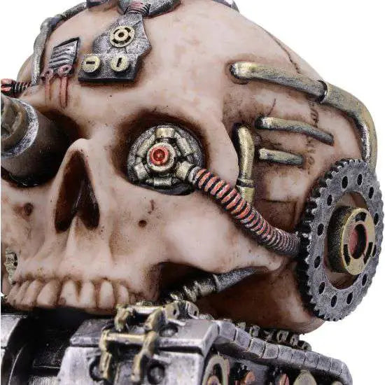 NEMESIS NOW TECHNO TANK STEAMPUNK SKULL FIG FIGURA 16 cm